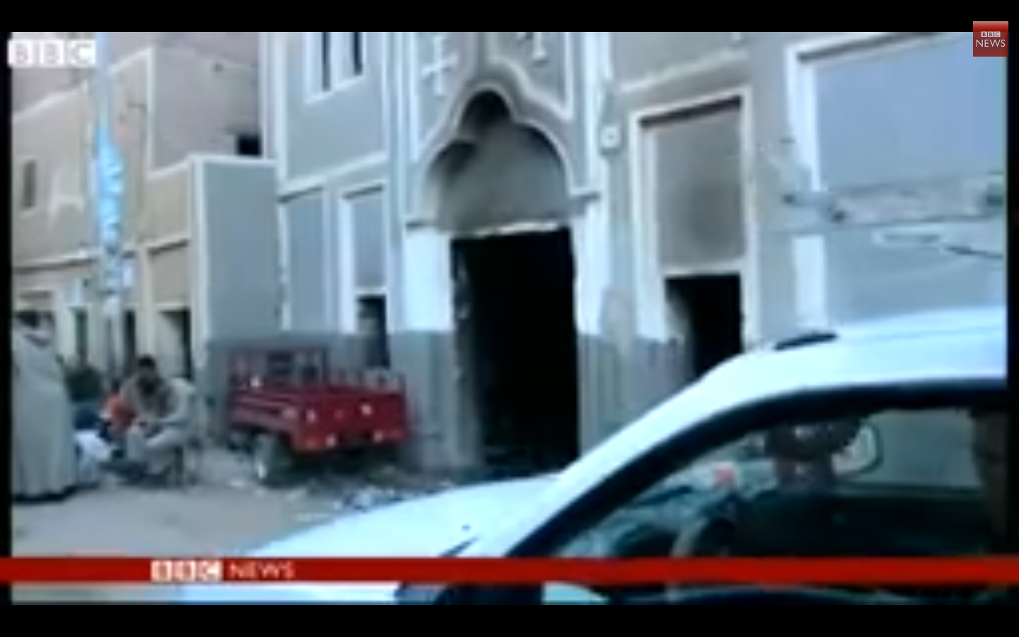 BBC News - Coptic Christian church destroyed by Egypt looters
